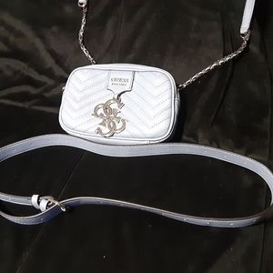 Guess crossbody baby blue purse